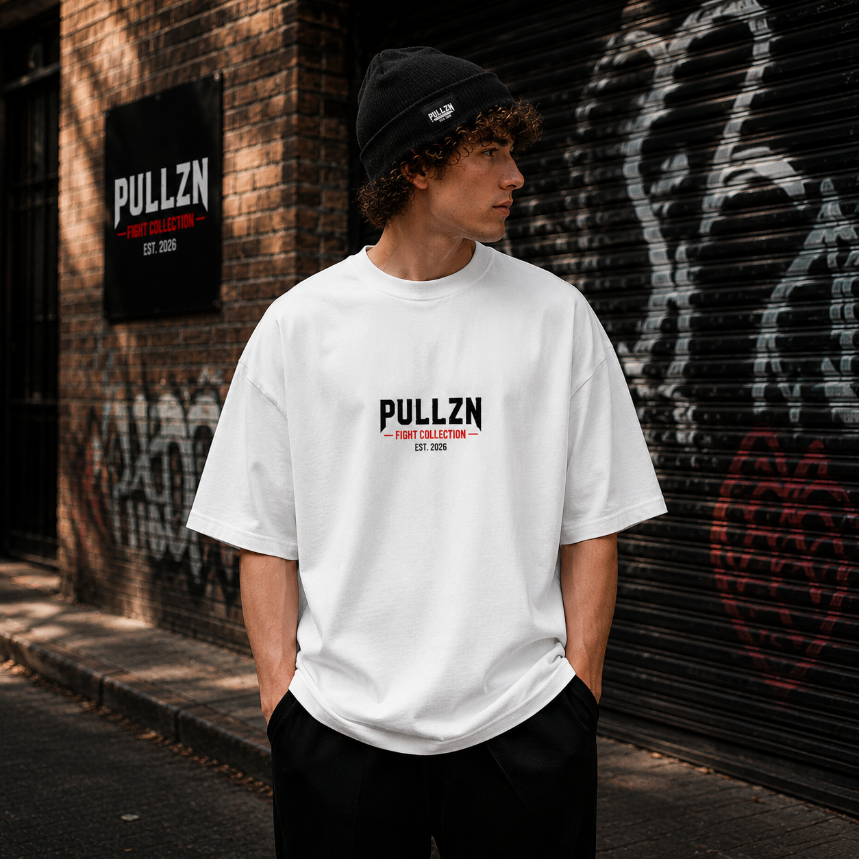 PULLZN Fight Collection Oversized Heavyweight Tee